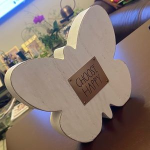 CHOOSE HAPPY Butterfly Decor